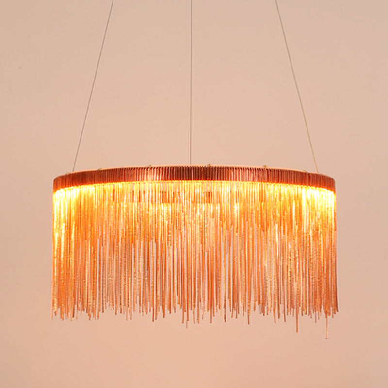 Minimalistic Led Aluminum Chandelier Pendant Light – Perfect For Living Room Ceiling