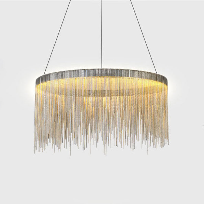 Minimalistic Led Aluminum Chandelier Pendant Light – Perfect For Living Room Ceiling