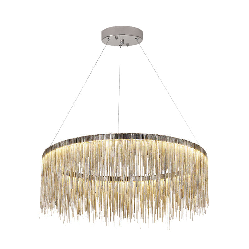 Minimalistic Led Aluminum Chandelier Pendant Light – Perfect For Living Room Ceiling