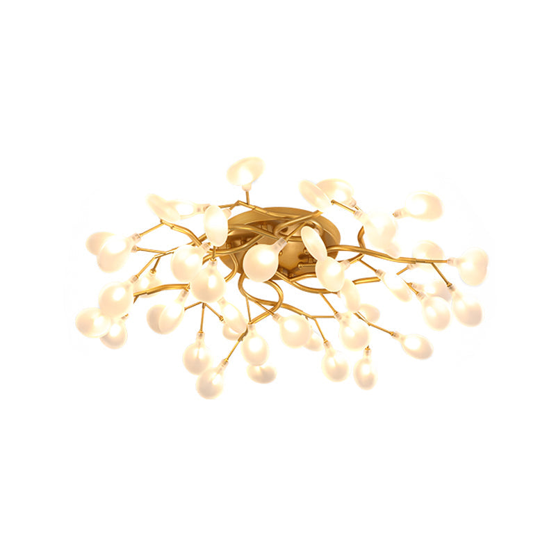 Contemporary Firefly Flush Mount Led Ceiling Light For Living Rooms