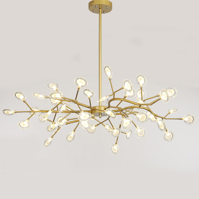 Modern Acrylic Firefly Led Pendant Chandelier For Living Room
