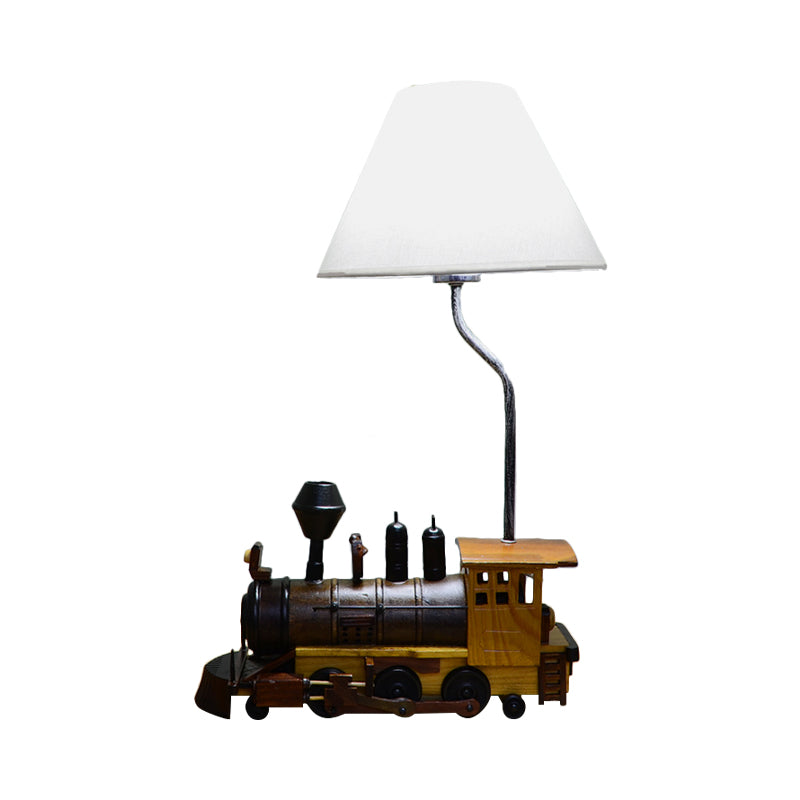 Dark Cartoon Car Desk Lamp - Resin 1-Light Light For Boys Bedroom