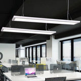 Modern Thin Acrylic Panel Pendant Light Kit With White Led Suspension