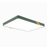 Simple Acrylic Led Ceiling Light - Square Shaped Bedroom Flush Mount