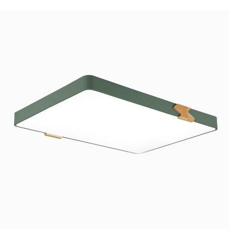 Simple Acrylic Led Ceiling Light - Square Shaped Bedroom Flush Mount