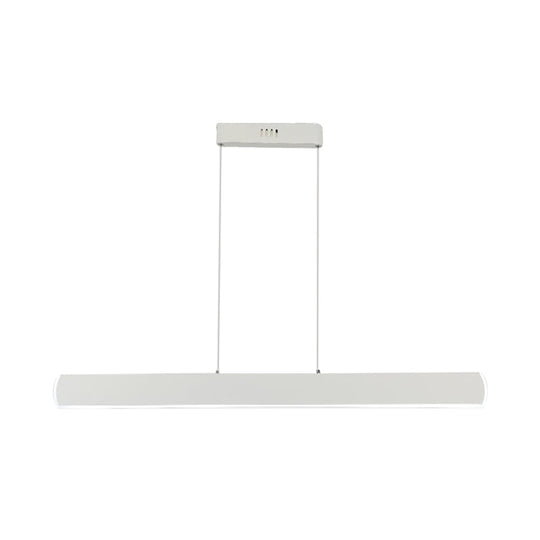 Sleek Acrylic White Led Pendant Light For Dining Room – 31.5’/39’ Wide