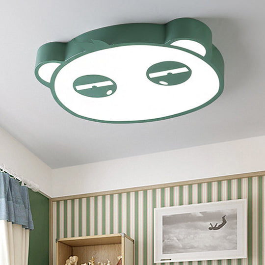 Here Are Two Options:

1. Panda Flushmount Nursery Light - Colorful Animal Led Ceiling Lamp
2.