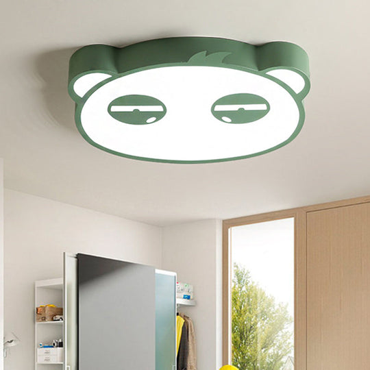 Here Are Two Options: 1. ’Panda Flushmount Nursery Light - Colorful Animal Led Ceiling Lamp’ 2.