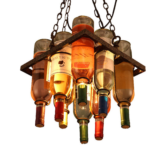 Rustic Metal Pendant Lighting Kit - Industrial Style Hang Lights For Dining Room 1/2/3 Light