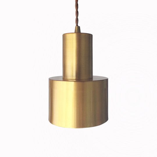 Minimalist Gold Grenade Pendant Ceiling Light For Living Room