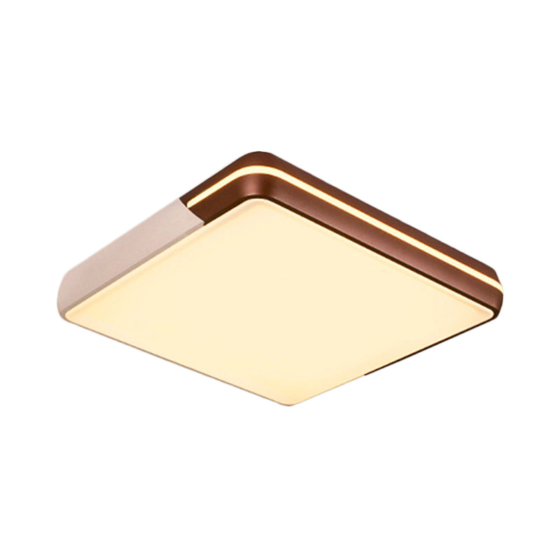 Rectangular Led Ceiling Light - Minimalist Design 19-25.5’ Width Warm/White