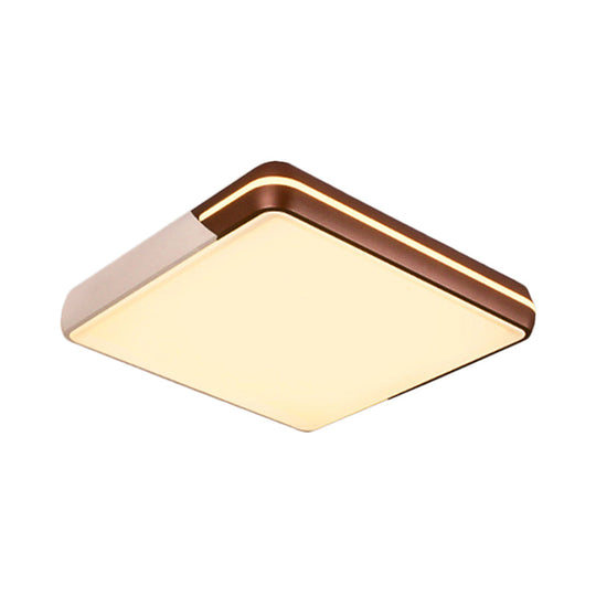 Rectangular Led Ceiling Light - Minimalist Design 19-25.5’ Width Warm/White