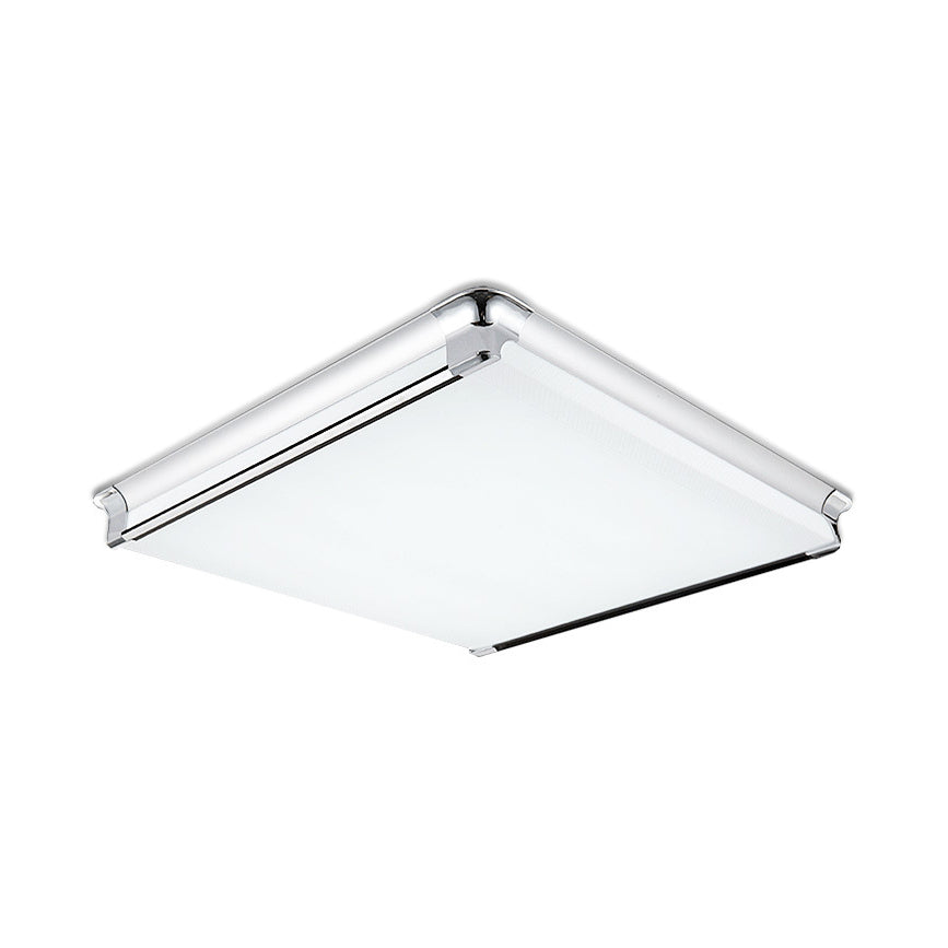 Simplicity Acrylic Led Flush Ceiling Light - Rectangular Design Wide 16.5’/24.5’/25.5’ Ideal