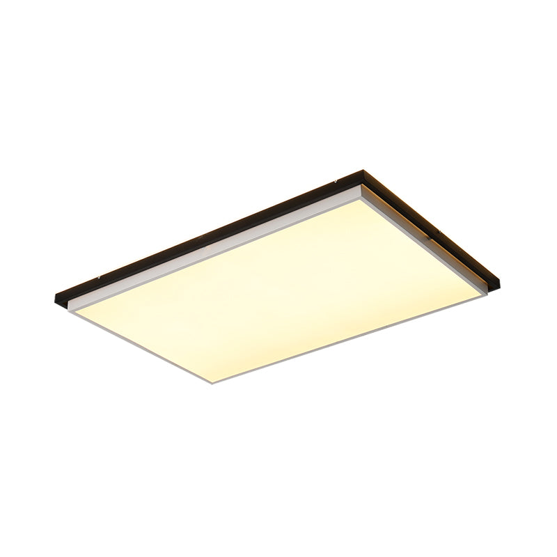 Ultra Thin Acrylic Led Flush Light - Wide Bedroom Ceiling Fixture In Warm/White (18’/21.5’/35.5’)