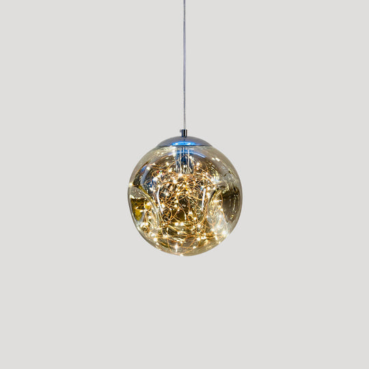 Sleek Geometric Led Pendant Light Suspension Fixture With Clear Glass For A Stunning Bedroom
