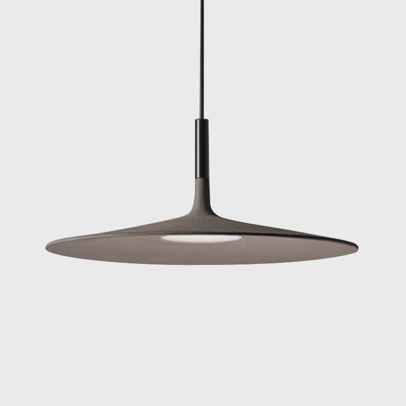 Minimalistic Led Hanging Pendant Light With Flying Saucer Design - Ideal For Restaurant Ceilings
