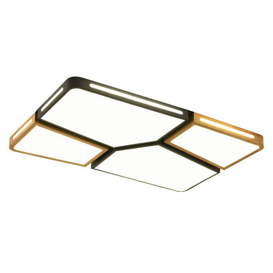 Modern Macaron Flush Mount Led Ceiling Light For Living Room