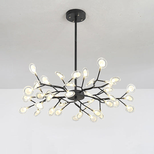 Simplicity Branch Firefly Led Pendant Light Fixture For Living Room