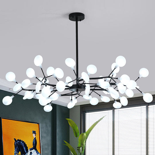 Firefly Led Acrylic Suspension Light - Nordic Style Chandelier Ideal For Living Room