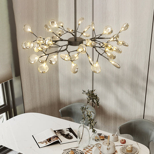 Modern Firefly Chandelier Pendant Light - Acrylic Led Lighting For Living Room