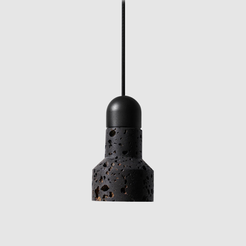 Nordische Marmor-Pendelleuchte mit von Taschenlampen inspiriertem Design