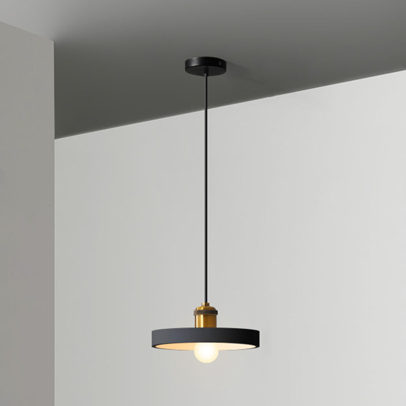 Modern Geometric Pendant Light - Stylish Resin-Cement Suspension Fixture For Dining Room Black /