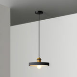 Modern Geometric Pendant Light - Stylish Resin-Cement Suspension Fixture For Dining Room Black /