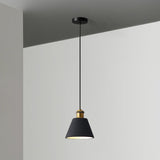 Modern Geometric Pendant Light - Stylish Resin-Cement Suspension Fixture For Dining Room Black /