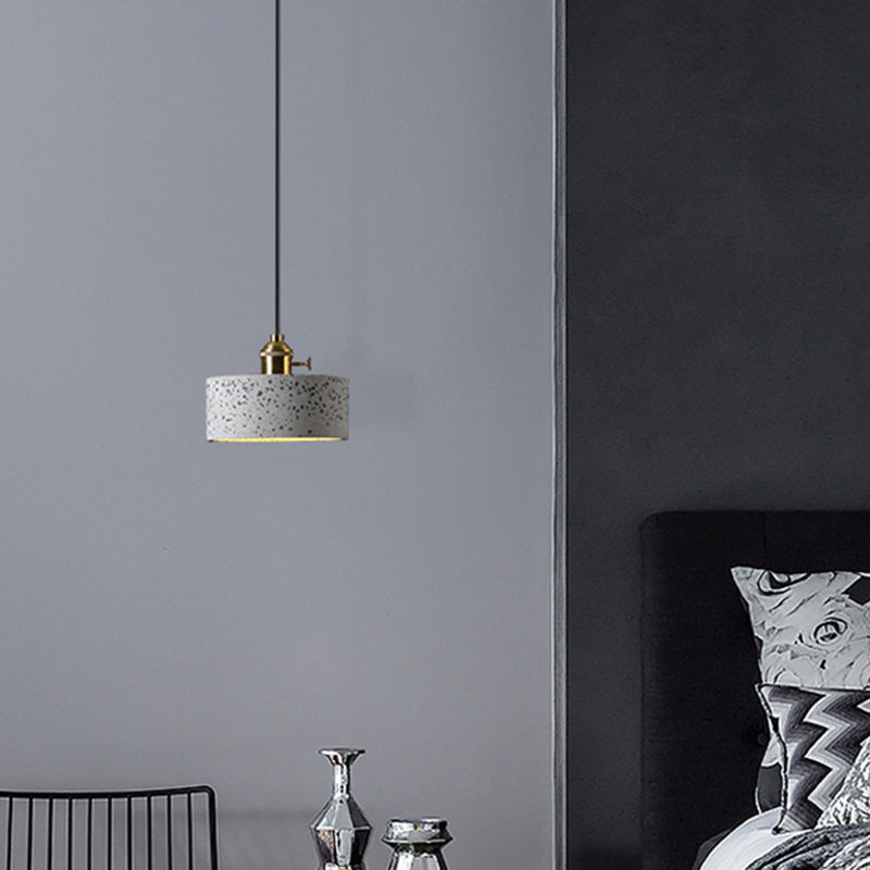 Minimalistic Geometric Terrazzo Pendant Light - Dining Room Ceiling Suspension Lighting