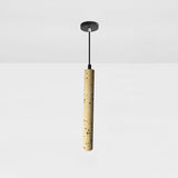 Modern Resin Geometric Hanging Lamp With 1 Bulb - Bedroom Ceiling Lighting Beige