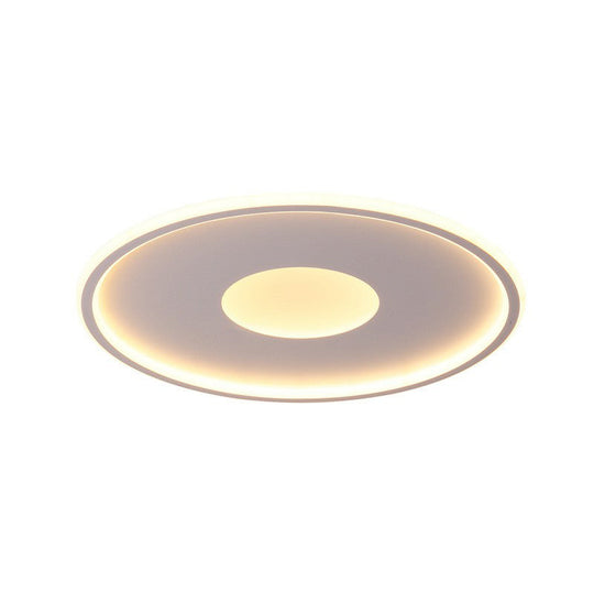 Extra - Thin Led Flush Mount Ceiling Light For Living Room - Modern Acrylic Design