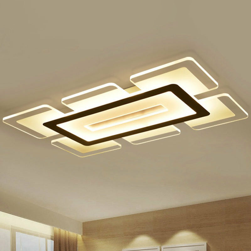 Modern Style Acrylic Led Flush Ceiling Light - Clear!’ This Revised Title Maintains The Important