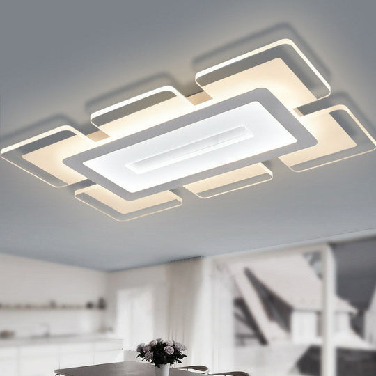 Modern Style Acrylic Led Flush Ceiling Light - Clear!’ This Revised Title Maintains The Important