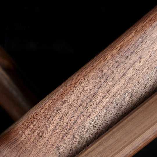 Dark Wood Nordic Linear Wall Sconce Bathroom Led Light With Acrylic Shade