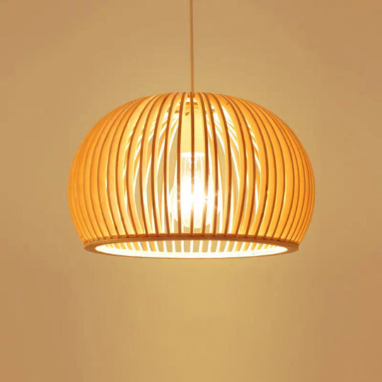 Modern Wood Geometric Pendant Light For Restaurant Ceilings