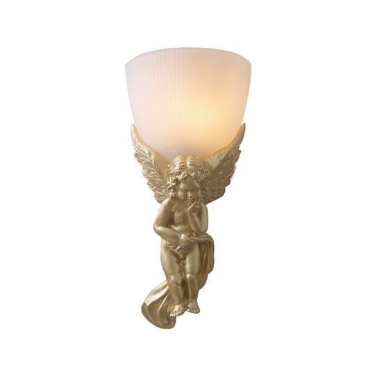 Frosted Glass Bowl Wall Light Fixture With Vintage Charm - Perfect For Living Rooms And Available In