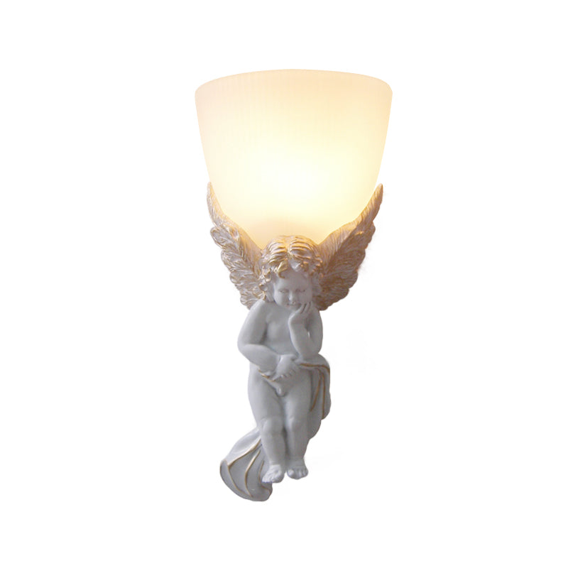 Frosted Glass Bowl Wall Light Fixture With Vintage Charm - Perfect For Living Rooms And Available In