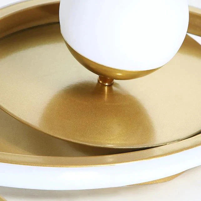 Nordic Style Bedroom Lamp Ring Ceiling