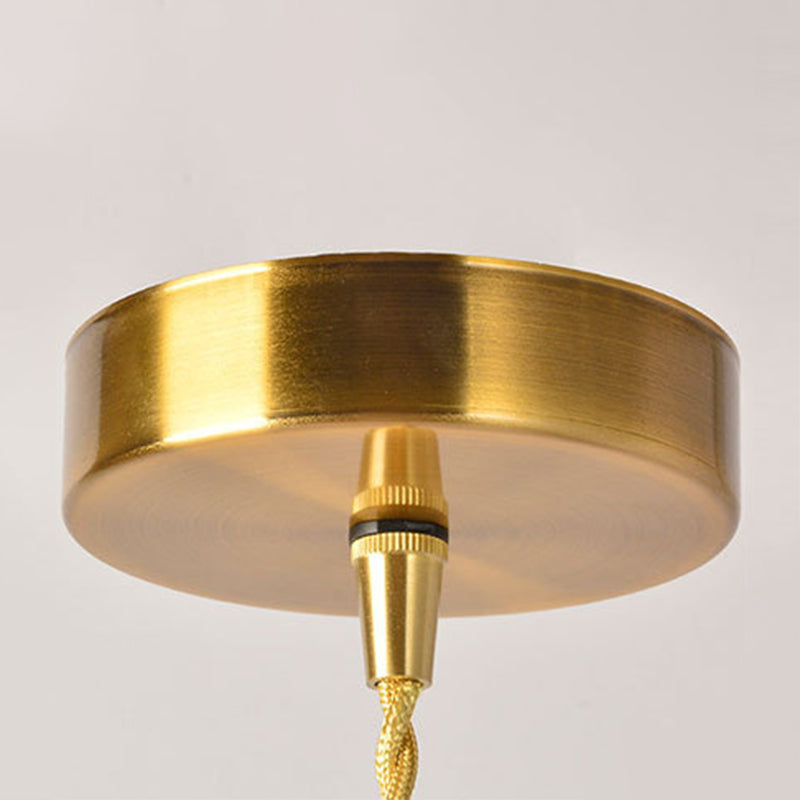 Antique Clear Glass Pendant Light Fixture For Dining Room - 1-Light Hanging Design