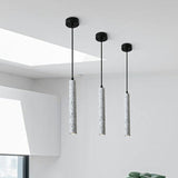 Terrazzo Led Pendant: Minimalist Dining Room Light