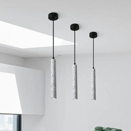 Terrazzo Led Pendant: Minimalist Dining Room Light
