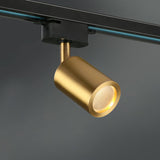 Led Tube Spotlight Track Lighting - Postmodern Metal Black & Gold Semi-Flush Ceiling Light 1 / Warm