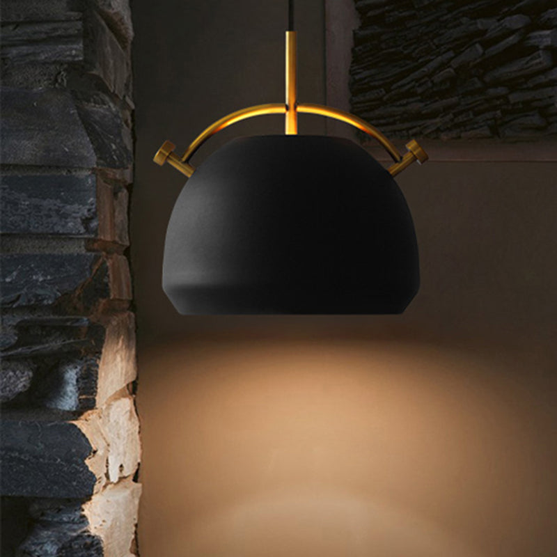 Retro Dome Shade Hanging Ceiling Light - Stylish Metal Pendant Lamp For Table 10’/11’/13’