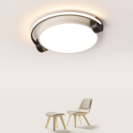 Nordic Acrylic Ceiling Lamp With Headphone Design For Dorm Room
