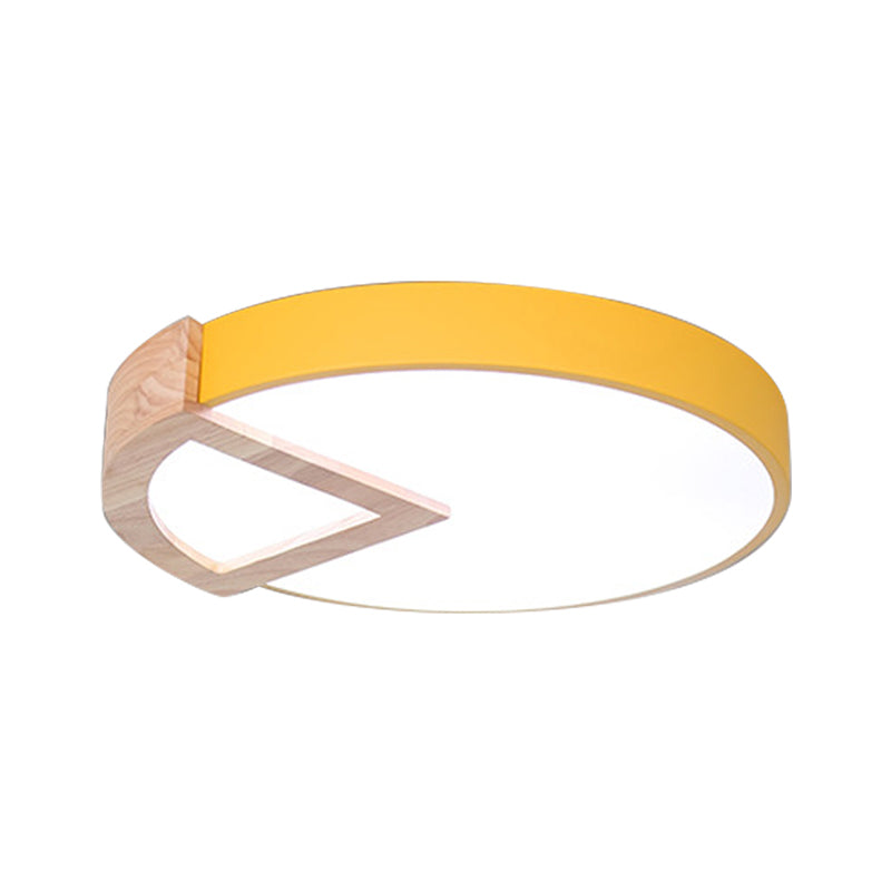 Nordic Macaron Flush Mount Light For Kids’ Bedrooms