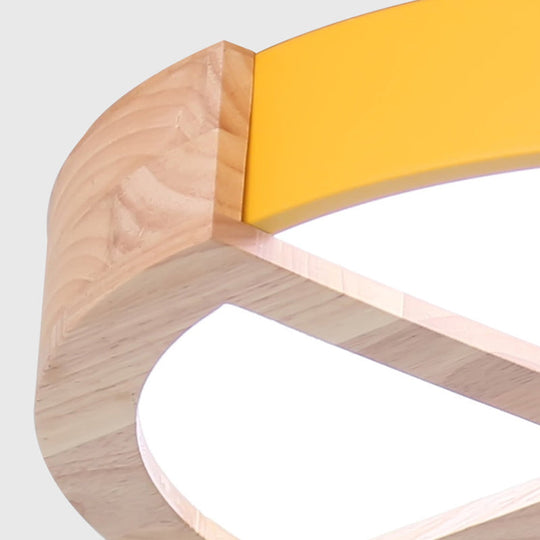 Nordic Macaron Flush Mount Light For Kids’ Bedrooms