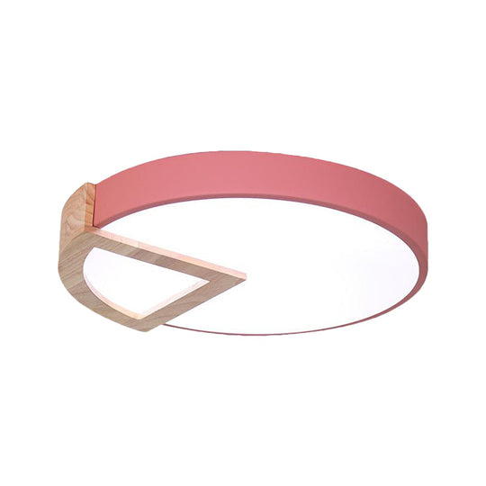 Nordic Macaron Flush Mount Light For Kids’ Bedrooms