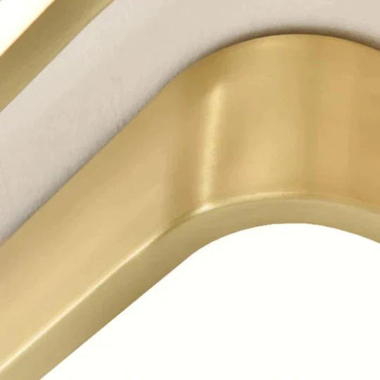 Copper Living Room Lamp Square Led Ceiling