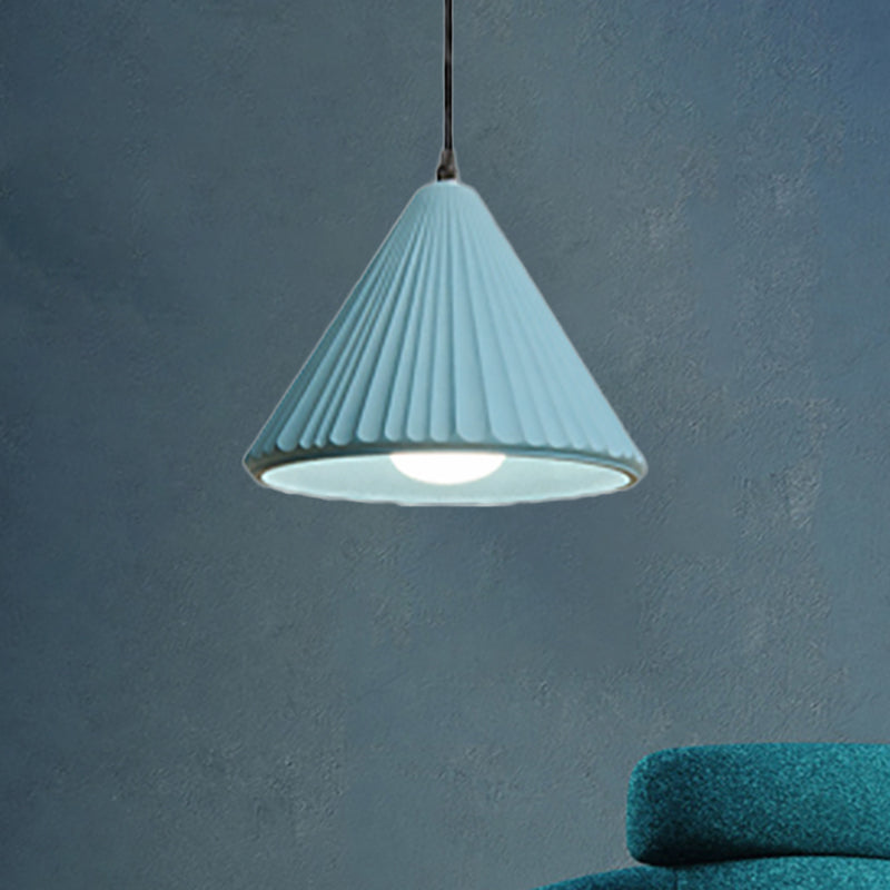 Modern Cement Cone Pendant Lamp - Stylish Light Fixture For Office Kitchen