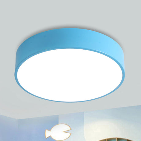 Modern Acrylic Flushmount Ceiling Lamp For Corridor Dining Table In Candy Colors